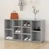 Darion Shoe Storage Bench with 10 Shelves - Concrete Effect