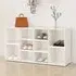 Darion Shoe Storage Bench with 10 Shelves - White