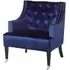 Darligo Upholstered Armchair - Blue, Velvet