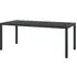 Darwen Large Garden Dining Table - Black, Aluminium