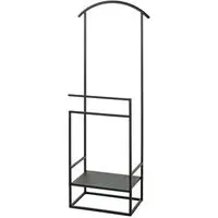 Davenport Valet Stand - Black, Metal