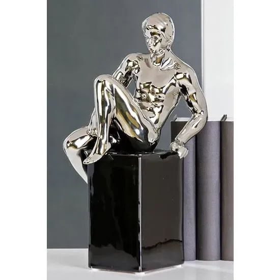 David Sculpture - Silver, Ceramic image