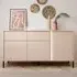 Davis 3 Door 2 Drawer Sideboard with LED - Beige
