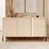 Davis 3 Door Sideboard with LED - Beige
