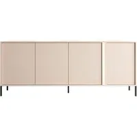 Davis 4 Door Sideboard with LED - Beige