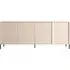 Davis 4 Door Sideboard with LED - Beige