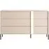 Davis Chest of 6 Drawers with LED - Beige