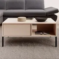 Davis Coffee Table with 2 Drawers - Beige