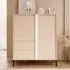 Davis Highboard with 2 Doors 2 Drawers - Beige