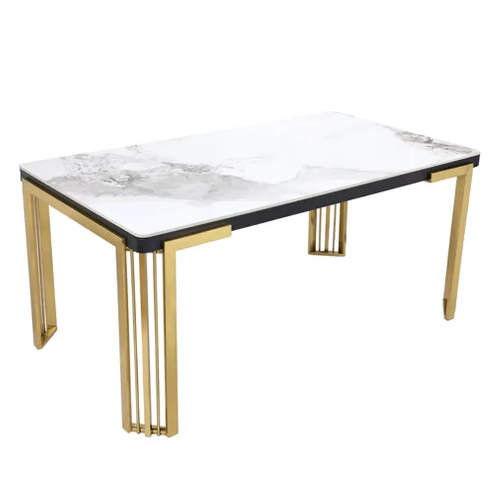 Davos Small Dining Table - White, Sintered Stone product