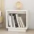 Dawes Bedside Cabinet - White, Pinewood