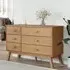Dawlish 6-Drawer Chest of Drawers - Brown, Pinewood