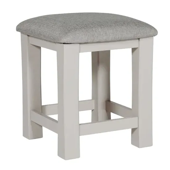 Dawson Dressing Stool - Taupe, MDF