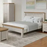 Dawson Super King Size Bed Frame - Taupe, MDF