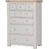 Dawson Tall Chest of 8 Drawers - Taupe, MDF