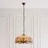 Dearborn Tiffany Glass Large Pendant Ceiling Light - Beige