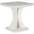 Decatur Square Lamp Table - Greige, Glass