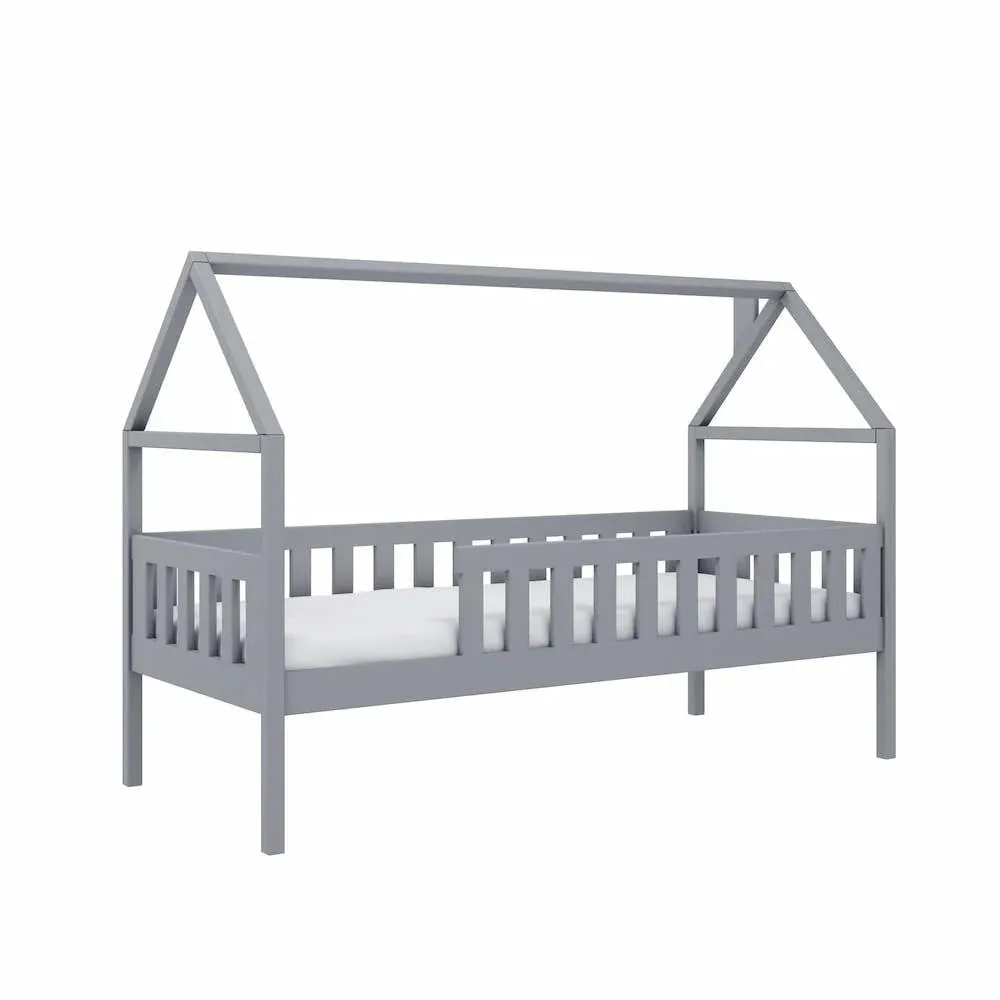 Dekalb Day Bed without Mattress - Grey, Pine Wood image