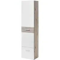 Deland Hallway Cabinet with 2 Doors - White, Oak