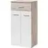 Deland Hallway Storage Cabinet with 2 Doors - White, Oak