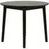 Deland Round Dining Table - Black, MDF