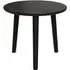 Deland Round Lamp Table - Black, MDF