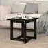 Delaney Square Coffee Table - Black, Pine Wood