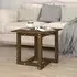 Delaney Square Coffee Table - Brown, Pine Wood