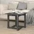 Delaney Square Coffee Table - Grey, Pine Wood