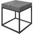 Delmar Side Table - Grey Marble Effect, MDF