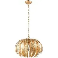 Delphine 3 Lights Ceiling Pendant Light - Gold