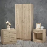 Deltas Wooden Bedroom Furniture Set - Oak