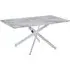 Deltino 6-Seater Dining Table - Marble Effect