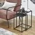 Demopolis Nest of 2 Tables - Black, Metal