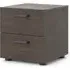 Denton 2-Drawer Bedside Cabinet - Dark Oak