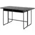 Deridder Extendable Dining Table - Black, Wood
