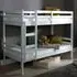 Derosta Single Bunk Bed - White, Pine