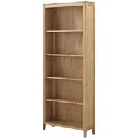 Derry Bookcase with 5 Shelves - Oak