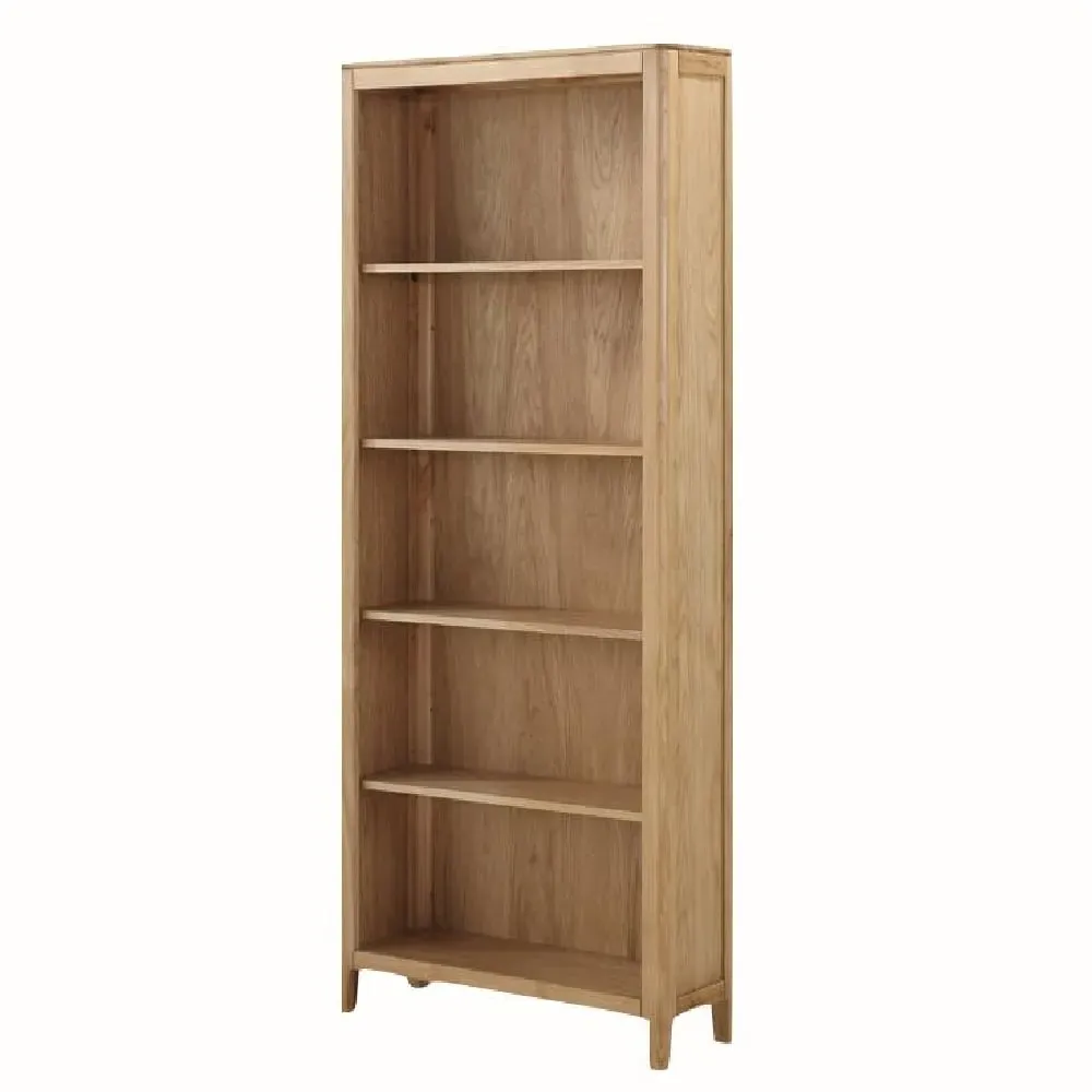 Derry Bookcase with 5 Shelves - Oak