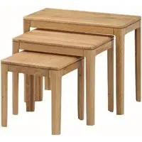 Derry Nest of 3 Tables - Oak