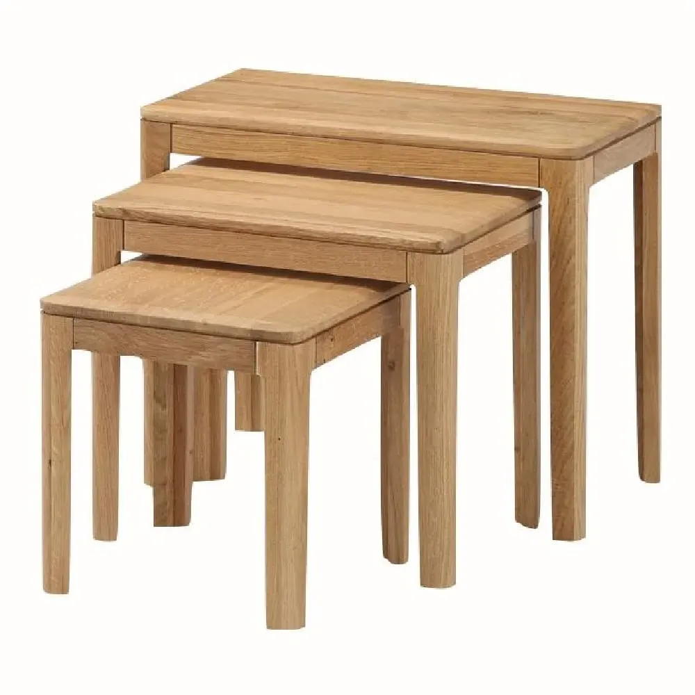 Derry Nest of 3 Tables - Oak