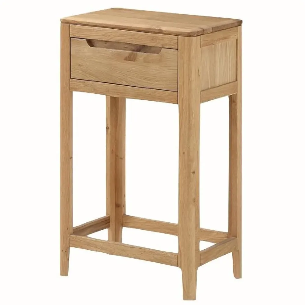 Derry Side Table with 1 Drawer - Oak