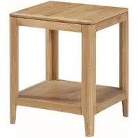 Derry Square End Table - Oak