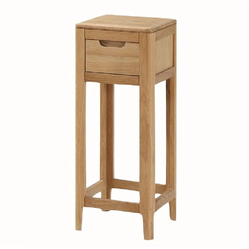 Derry Telephone Table with Drawer - Oak