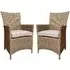 Derya Garden Dining Chairs with Cushion - Natural, Rattan
