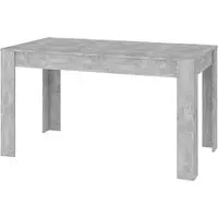 Desirus Rectangular Dining Table - Concrete Effect, Engineered Wood alternate view
