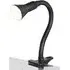 Desk Partner Clip-On Desk Lamp with Flexible Neck - Black