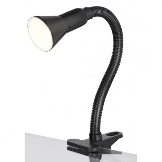 Desk Partner Clip-On Desk Lamp with Flexible Neck - Black image