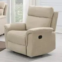 Dessel 1-Seater Electric Recliner Sofa - Natural, Fabric