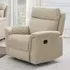 Dessel 1-Seater Electric Recliner Sofa - Natural, Fabric
